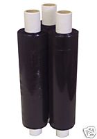 6 x Rolls of Black Extended Core Pallet Wrap